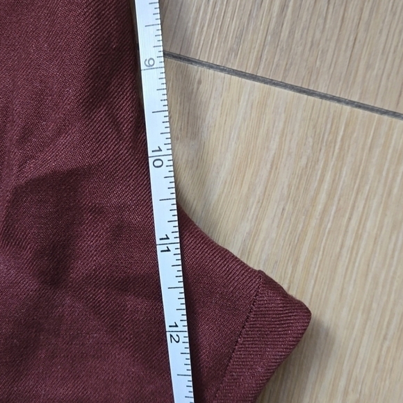 NWT Anthropologie Linen Flare Pants Size 8 - Picture 9 of 12